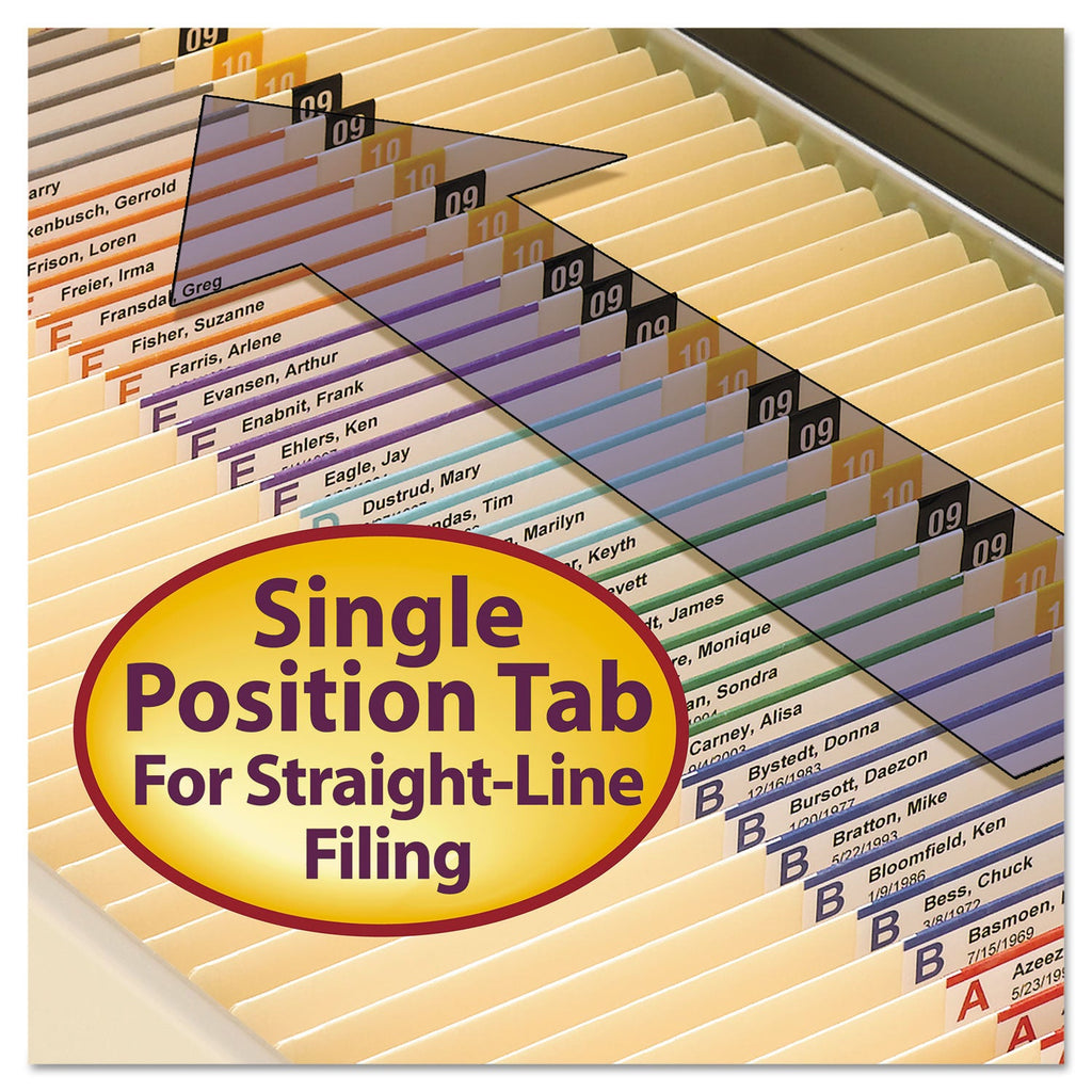 Smead Top Tab Fastener Folders, Straight Tab, 2 Fasteners, Legal Size, 11-pt Manila Exterior, 50/Box
