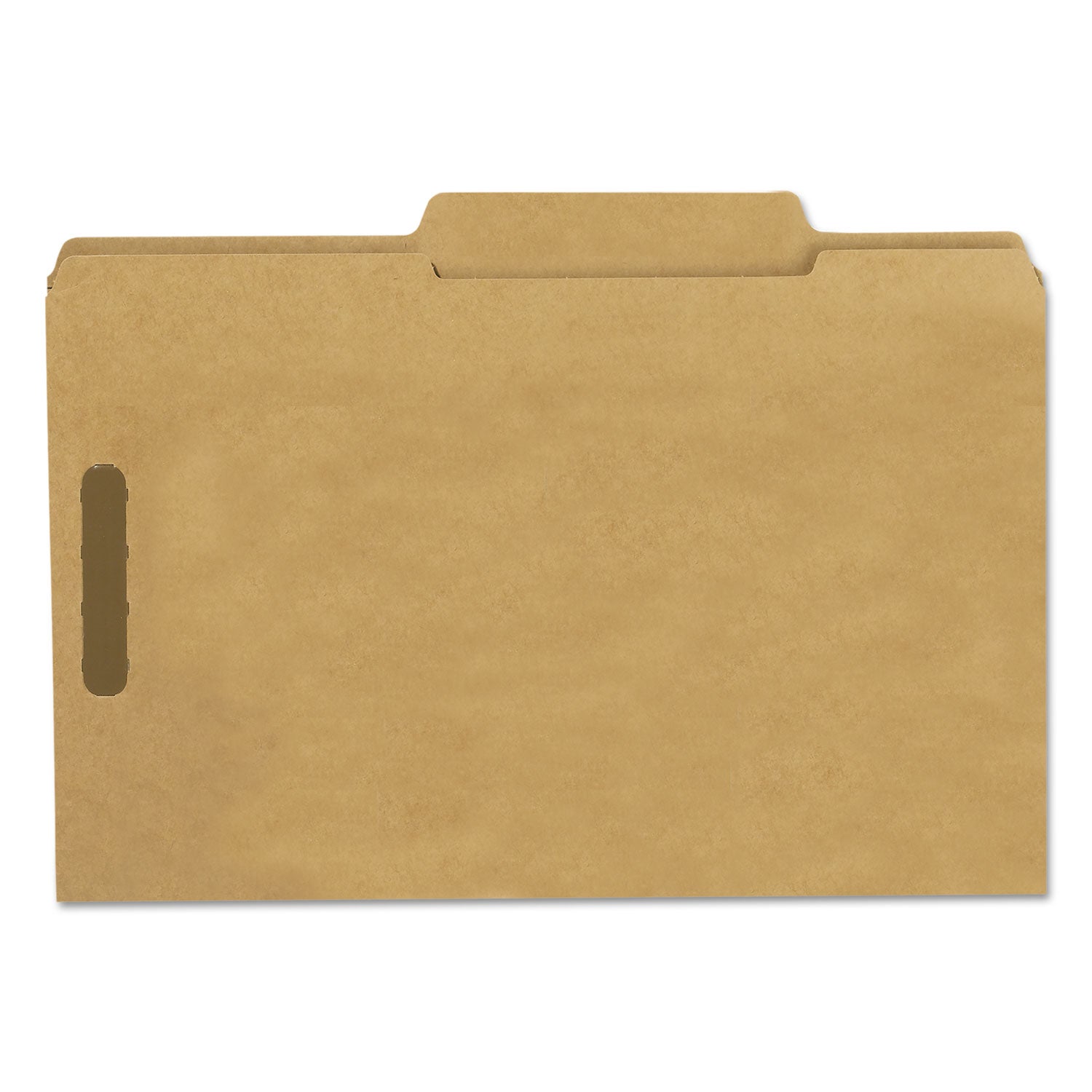 Smead Top Tab Fastener Folders, Guide-Height 2/5-Cut Tabs: Right of Center, 2 Fasteners, Legal Size, 11-pt Kraft Exterior, 50/Box