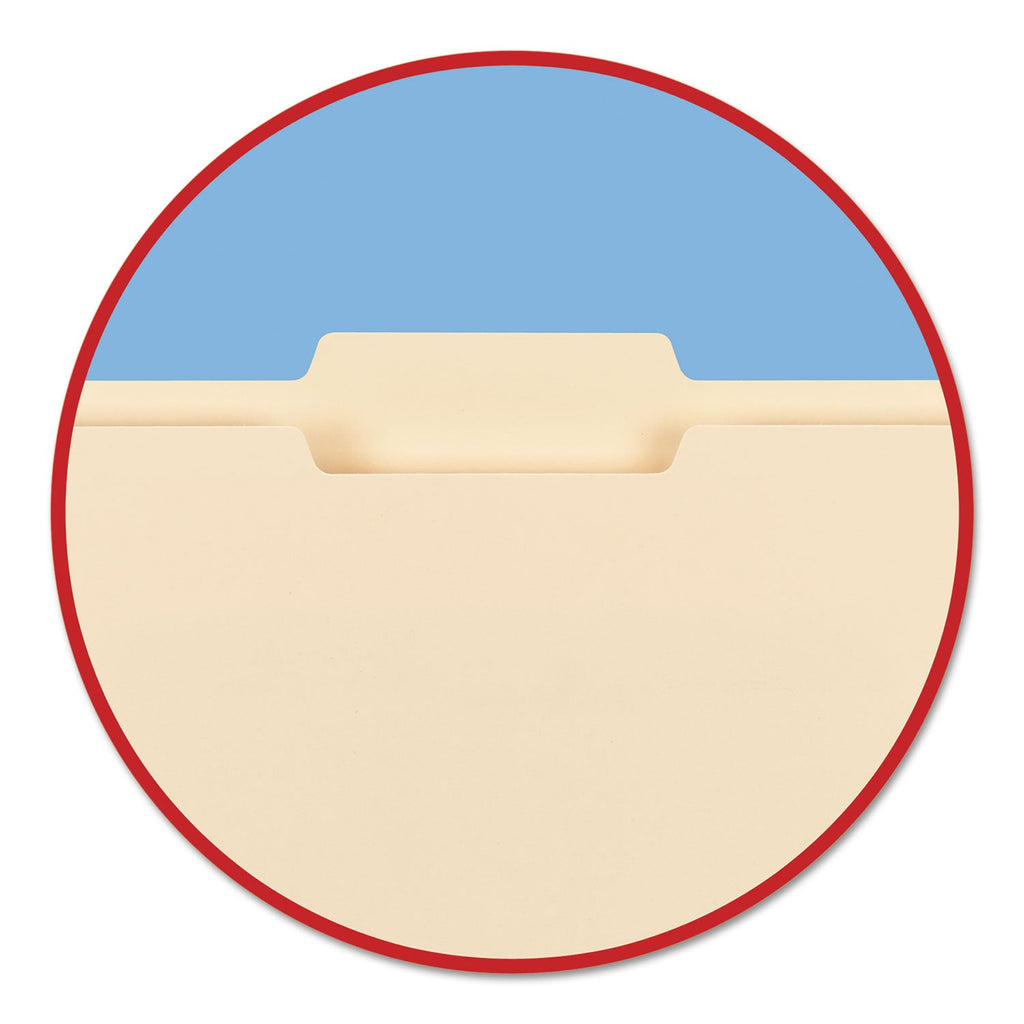 Smead Manila File Folders, 1/3-Cut Tabs: Assorted, Letter Size, 0.75" Expansion, Manila, 100/Box