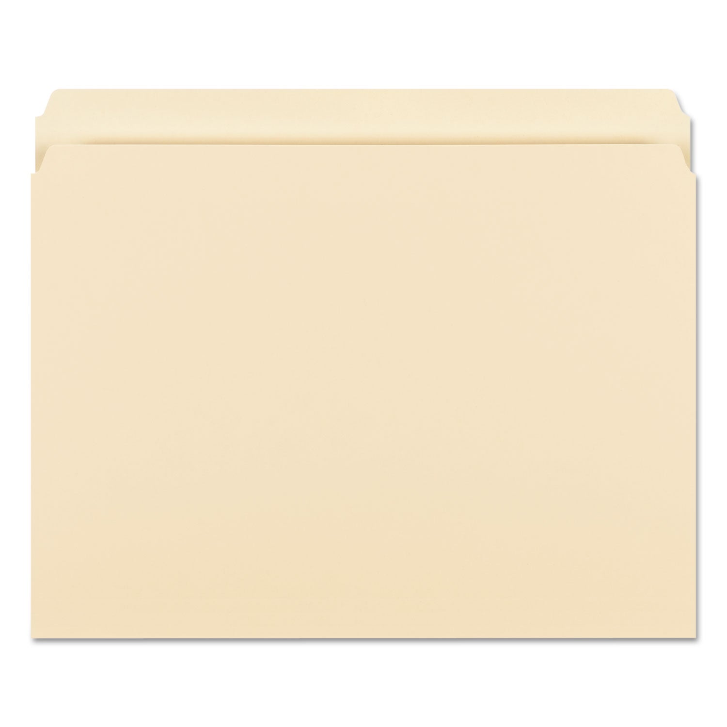 Smead Manila File Folders, Straight Tabs, Letter Size, 0.75" Expansion, Manila, 100/Box