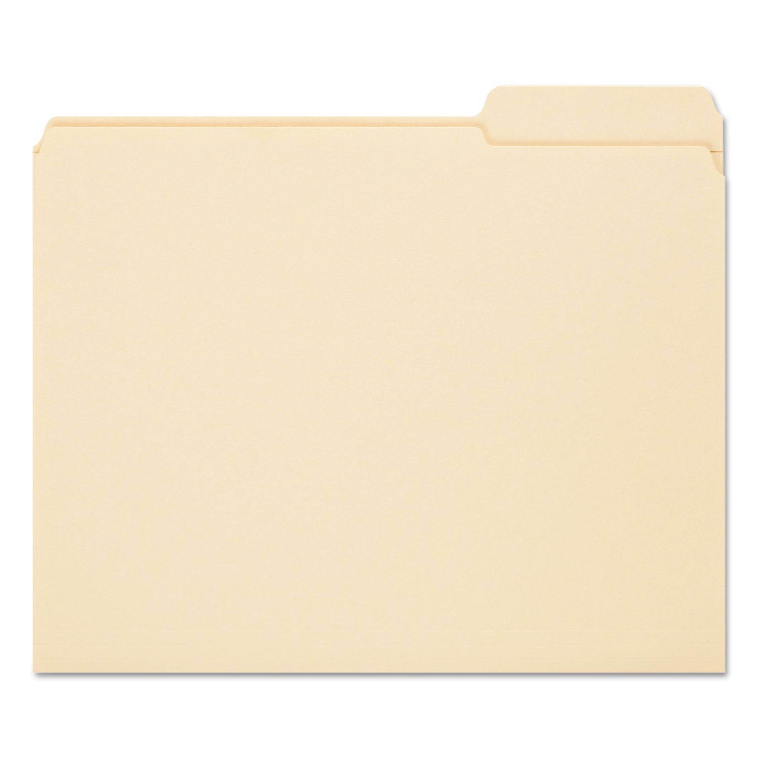 Smead Reinforced Tab Manila File Folders, 1/3-Cut Tabs: Right Position, Letter Size, 0.75" Expansion, 11-pt Manila, 100/Box