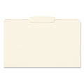 Smead Manila File Folders, 1/3-Cut Tabs: Center Position, Legal Size, 0.75" Expansion, Manila, 100/Box