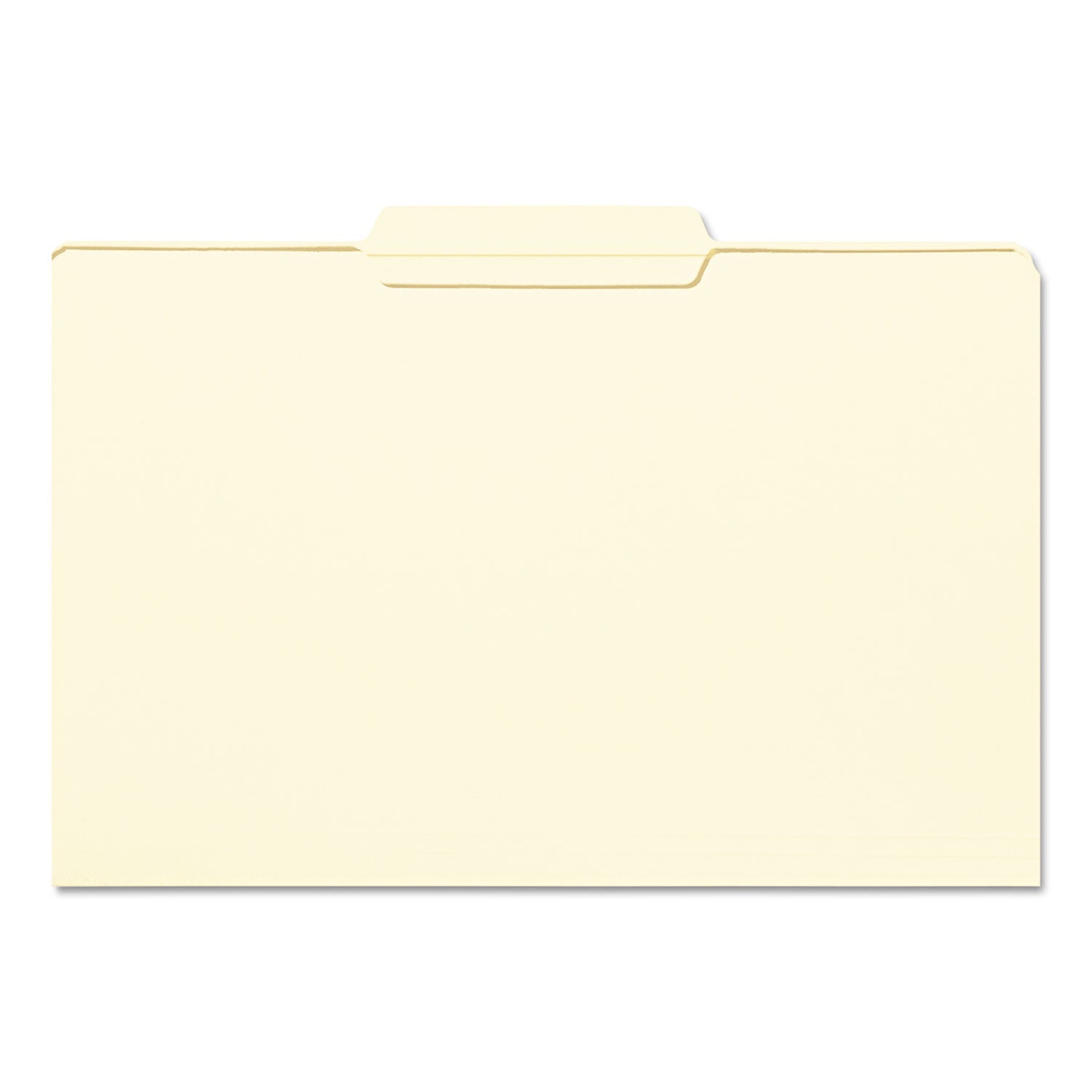 Smead Reinforced Tab Manila File Folders, 1/3-Cut Tabs: Center Position, Legal Size, 0.75" Expansion, 11-pt Manila, 100/Box