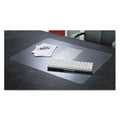 Artistic KrystalView Desk Pad with Antimicrobial Protection, Glossy Finish, 38 x 24, Clear