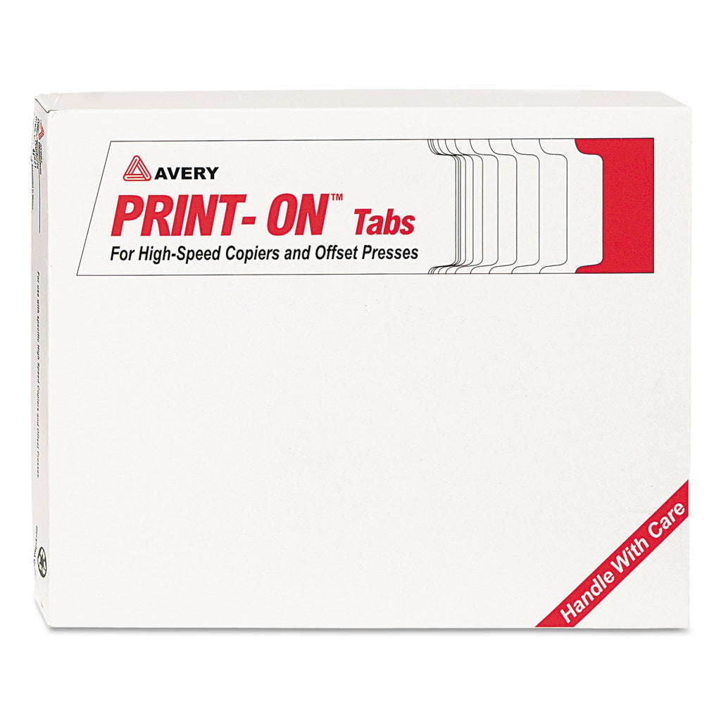 Avery Customizable Print-On Dividers, For Xerox 4135 Copiers and Docutech, 3-Hole Punched, 5-Tab, 11 x 8.5, White, 30 Sets