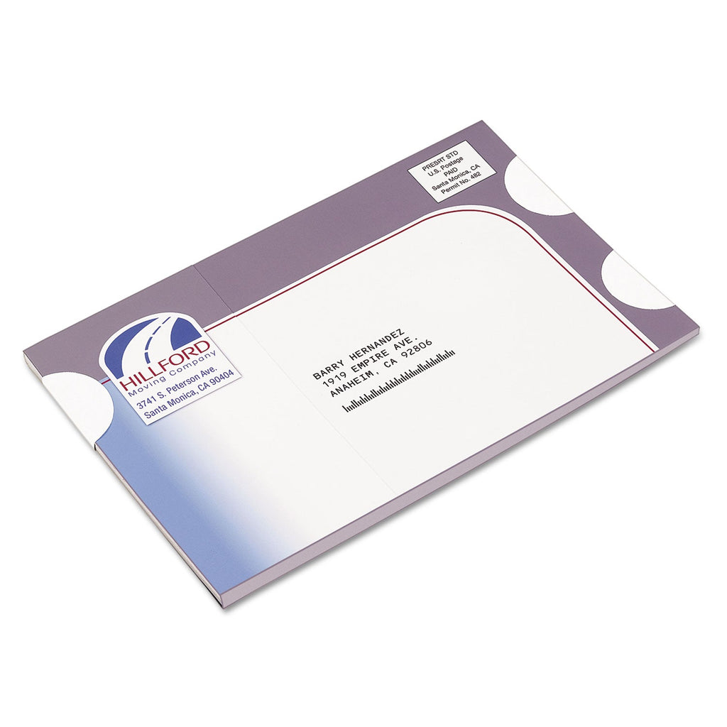 Avery Printable Mailing Seals, 1.5" dia, White, 6/Sheet, 40 Sheets/Pack