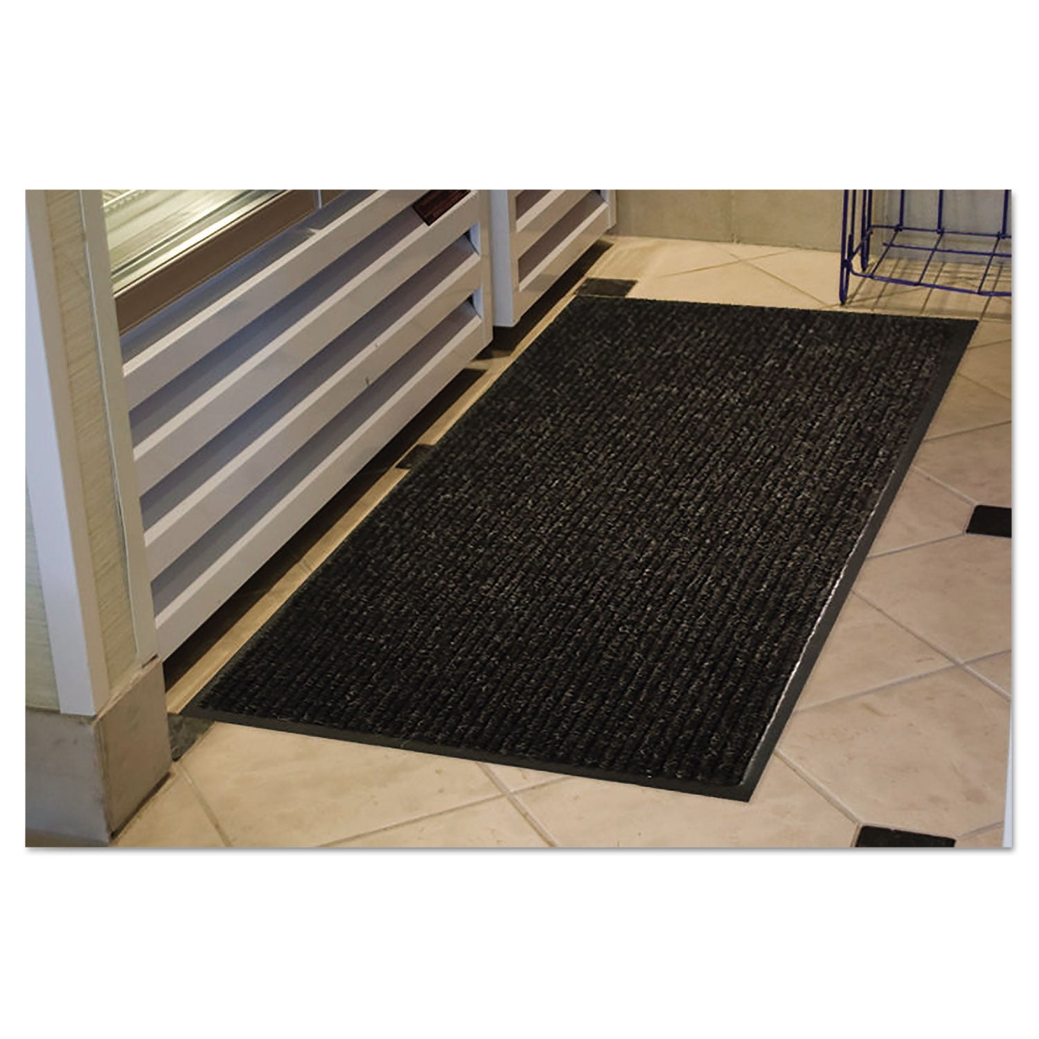 Guardian Golden Series Indoor Wiper Mat, Polypropylene, 48 x 72, Charcoal