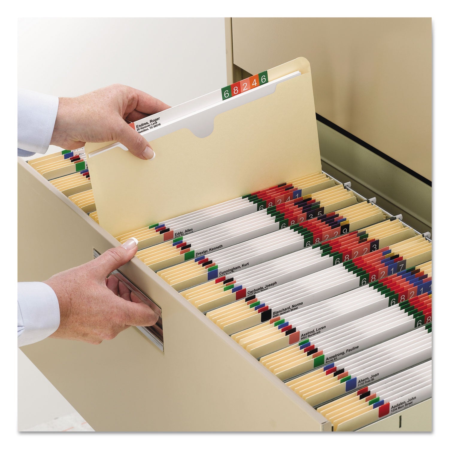 Smead Manila File Jackets, 2-Ply Straight Tab, Letter Size, Manila, 100/Box