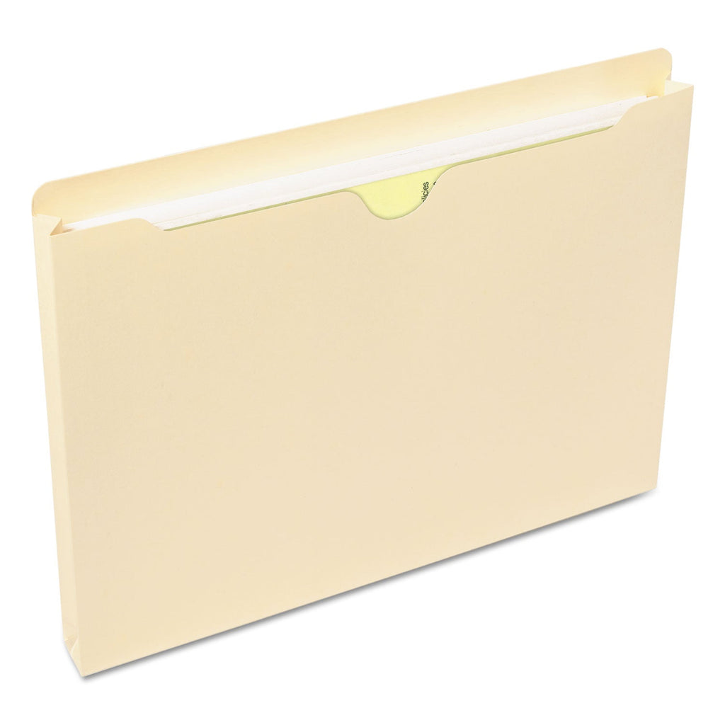 Smead Manila File Jackets, 2-Ply Straight Tab, Letter Size, Manila, 50/Box