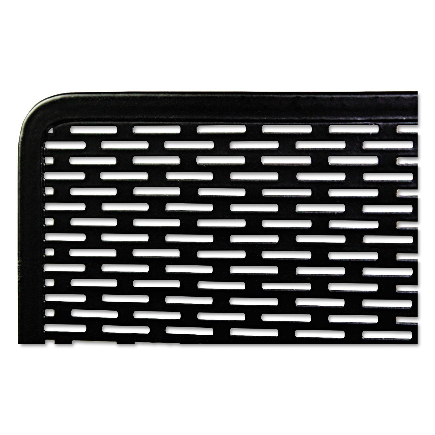 Artistic Urban Collection Punched Metal Desktop File, 1 Section, Letter to Legal Size Files, 13" x 5.75" x 10.75", Black
