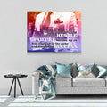 When I Started Flirting With The Hustle, Failure Became My Ex. Now Engaged To The Game And Married To Success Canvas Wall Art