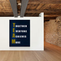 TEAM Together Everyone Achieves More Motivational Canvas Wall Art, Office Decor