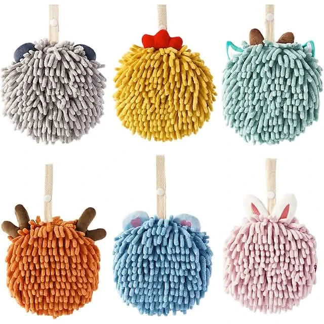 2-Pack: Chenille Hand Towels