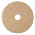 3M Ultra High-Speed Natural Blend Floor Burnishing Pads 3500, 20" Diameter, Tan, 5/Carton