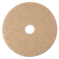 3M Ultra High-Speed Natural Blend Floor Burnishing Pads 3500, 21" Diameter, Tan, 5/Carton