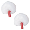 Unger ErgoToilet Bowl Brush Replacement Swab Head, White, 2/Pack