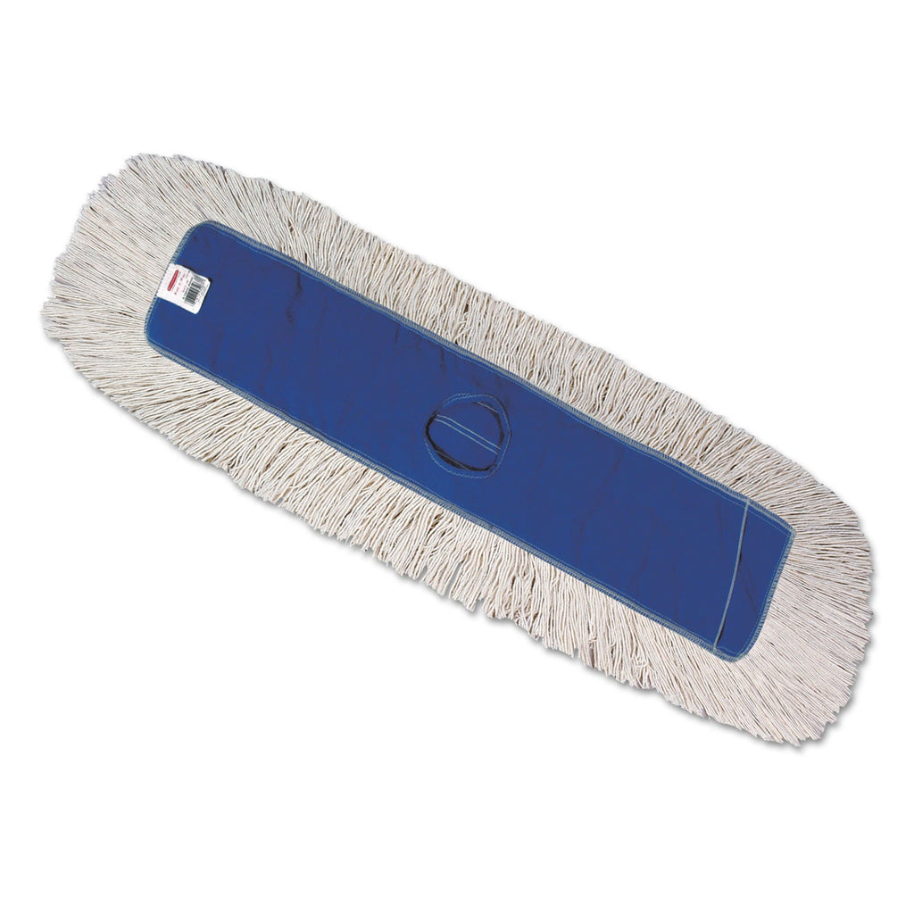 Rubbermaid Dust Mop Heads, Kut-A-Way, White, 36 x 5, Cut-End, Cotton