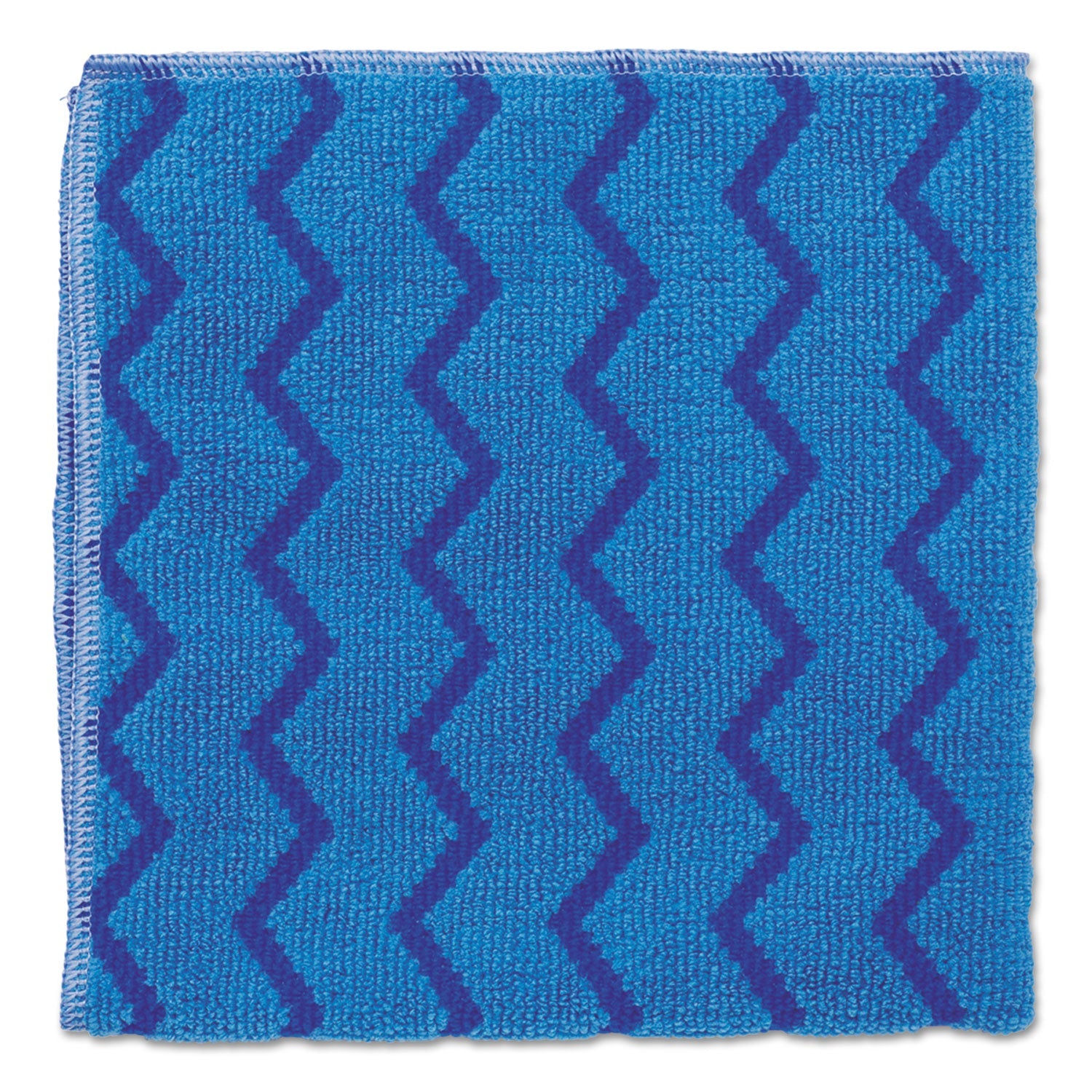 Rubbermaid HYGEN Microfiber Cleaning Cloths, 16 x 16, Blue, 12/Carton