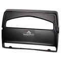 Georgia Pacific Safe-T-Gard Toilet Seat Cover Dispenser, Half-Fold, 16.38 x 2.5 x 11.75, Black