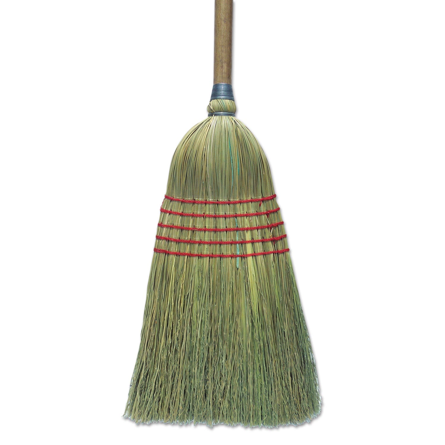 Boardwalk Corn Broom, Corn Bristles, 56" Overall Length, Natural, 6/Carton