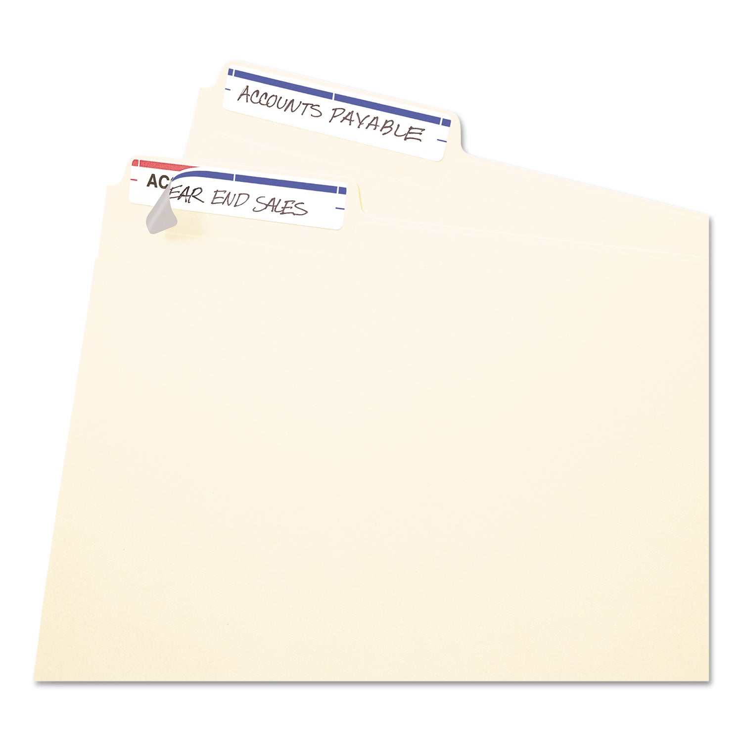 Avery Printable 4" x 6" - Permanent File Folder Labels, 0.69 x 3.44, White, 7/Sheet, 36 Sheets/Pack, (5200)