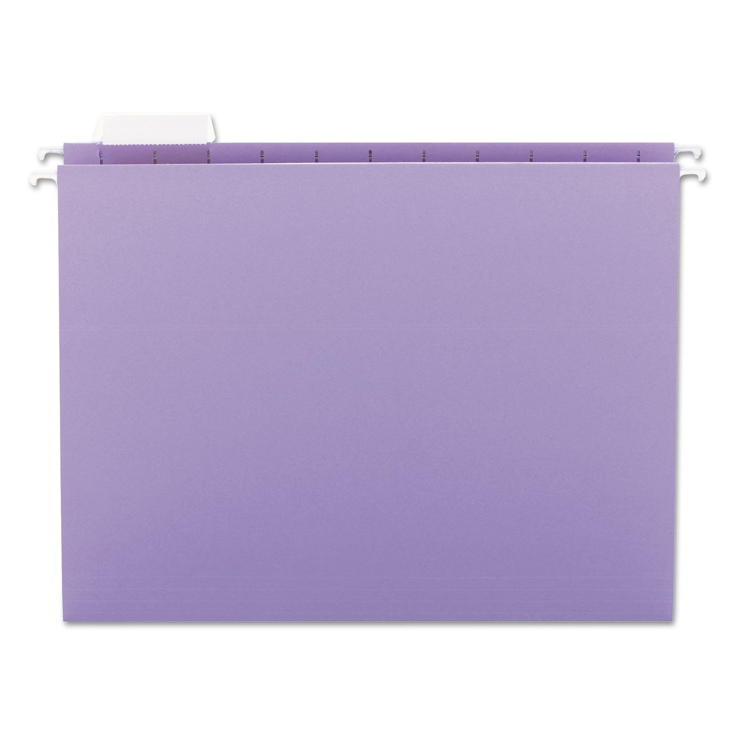Smead Colored Hanging File Folders with 1/5 Cut Tabs, Letter Size, 1/5-Cut Tabs, Lavender, 25/Box