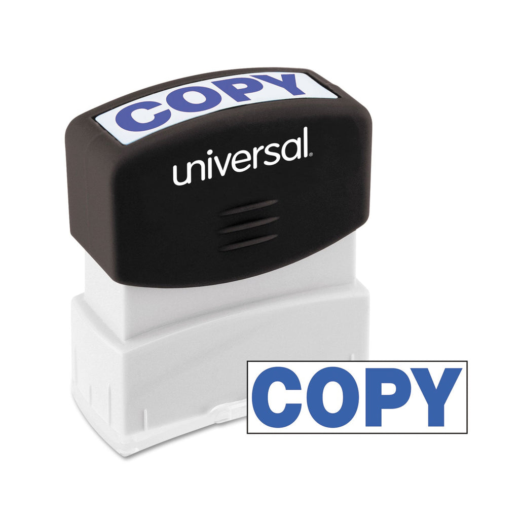 Universal Message Stamp, COPY, Pre-Inked One-Color, Blue