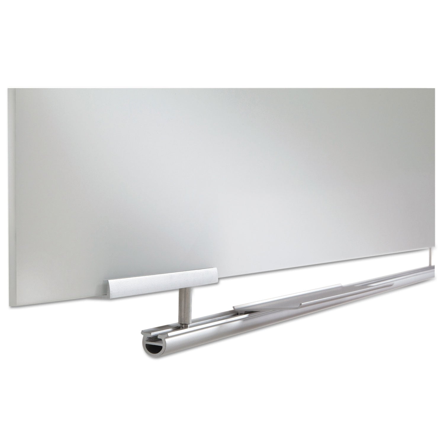 Iceberg Clarity Glass Dry Erase Board with Aluminum Trim, Frameless, 60 x 36