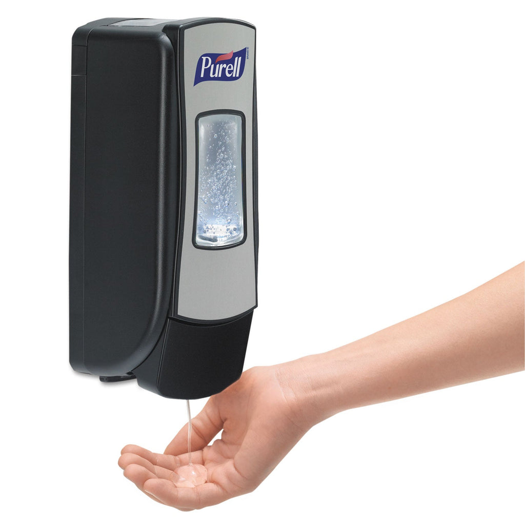 PURELL Advanced Hand Sanitizer Green Certified Gel Refill, For ADX-7 Dispensers, 700 mL, Fragrance-Free, 4/Carton