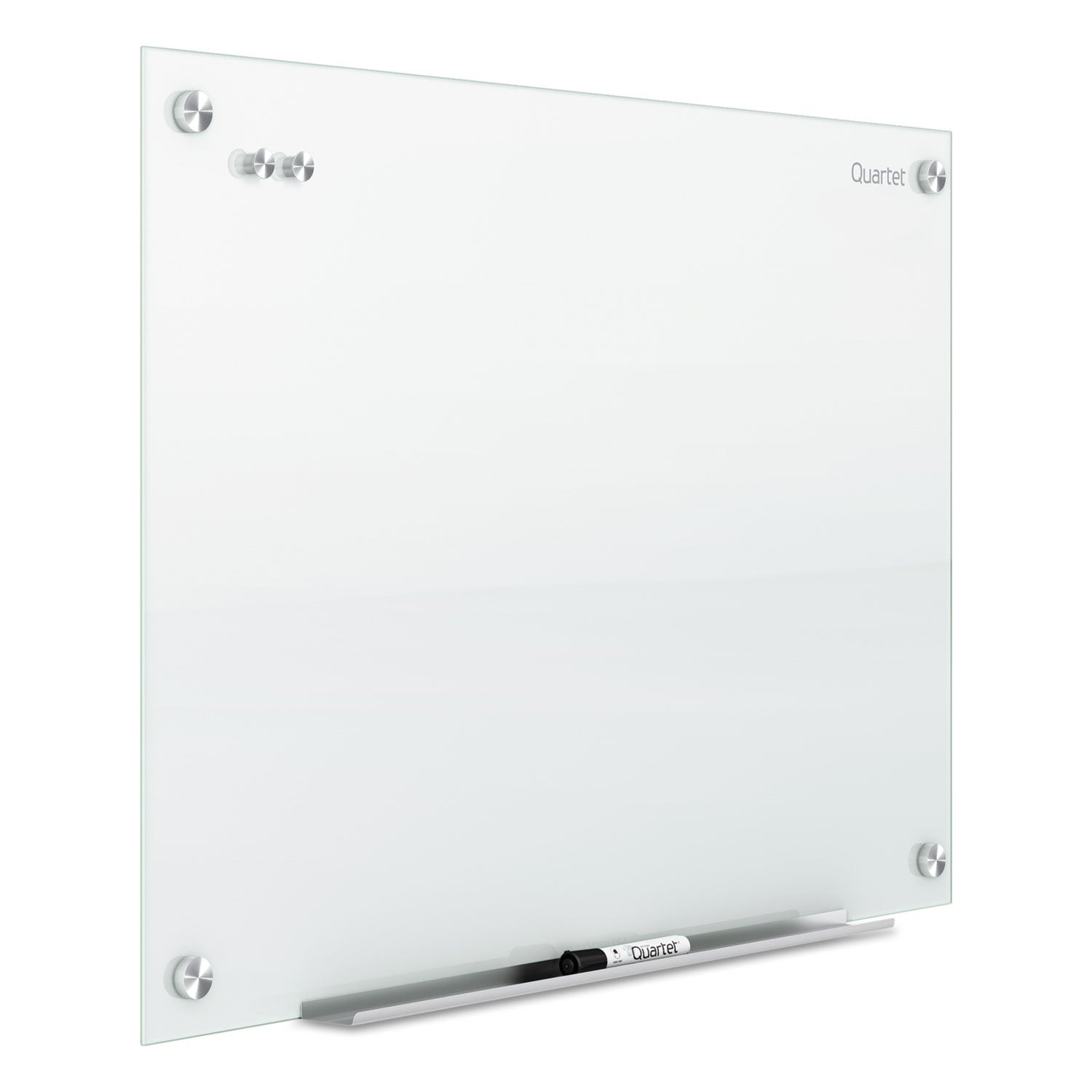 Quartet Infinity Magnetic Glass Marker Board, 48 x 36, White