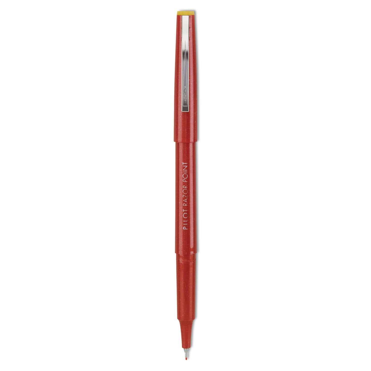 Pilot Razor Point Fine Line Porous Point Pen, Stick, Extra-Fine 0.3 mm, Red Ink, Red Barrel, Dozen