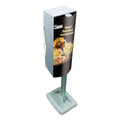 Scott Mega Cartridge Napkin System Pole Mount Kit, 11.8 x 8.8 x 38.3, Gray