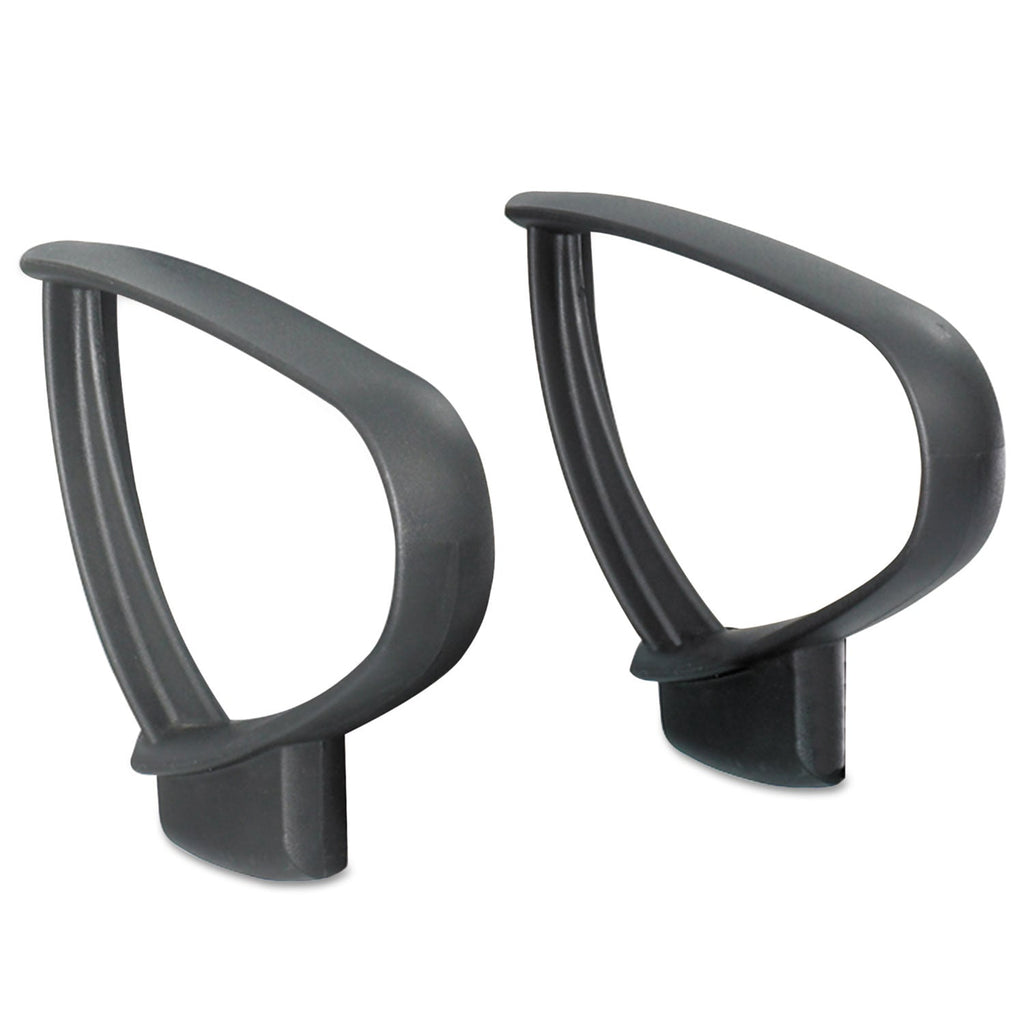 Safco Optional Loop Arm Kit for Mesh Extended Height Chairs for Safco Vue Mesh Extended-Height Chairs, Black, 2/Set