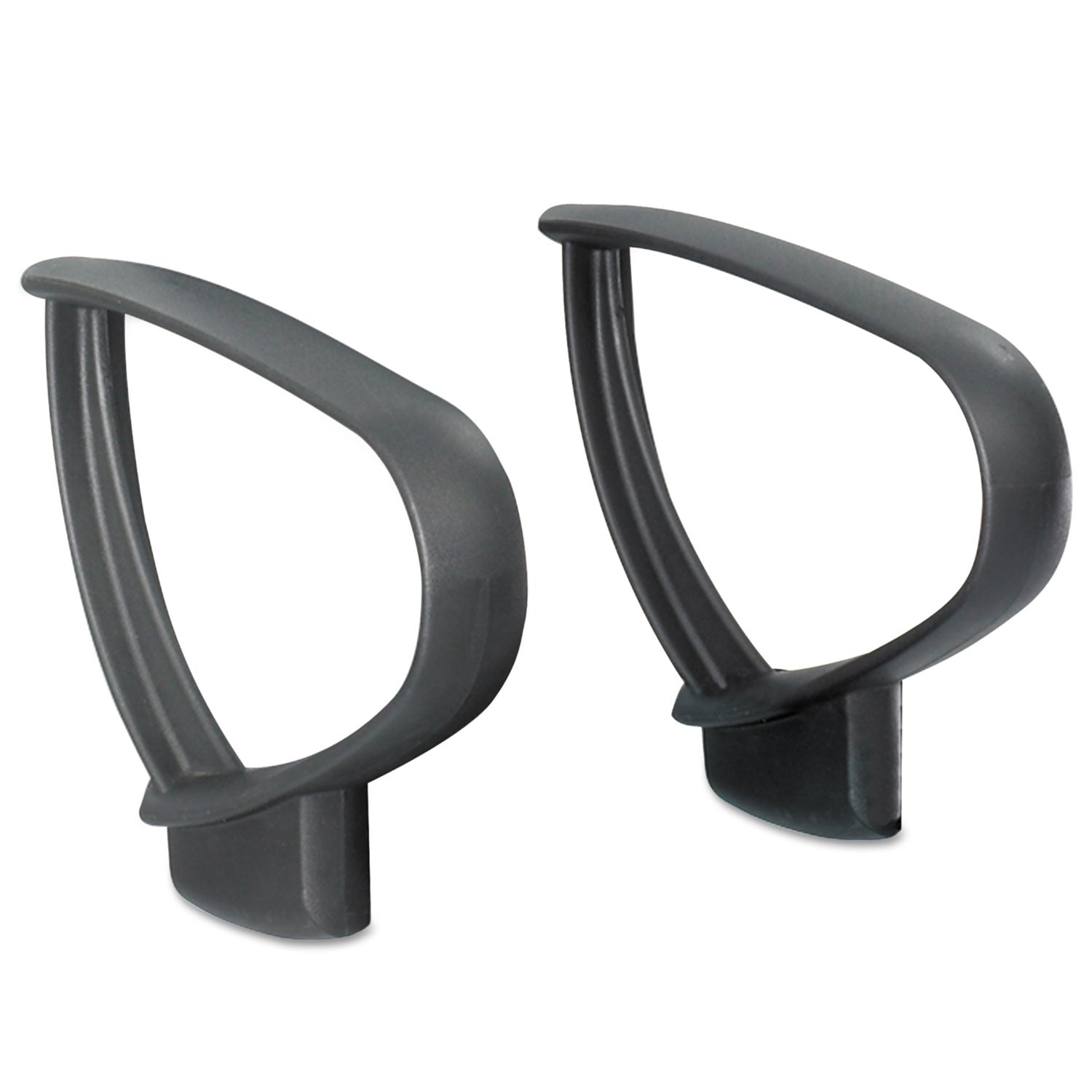 Safco Optional Loop Arm Kit for Mesh Extended Height Chairs for Safco Vue Mesh Extended-Height Chairs, Black, 2/Set