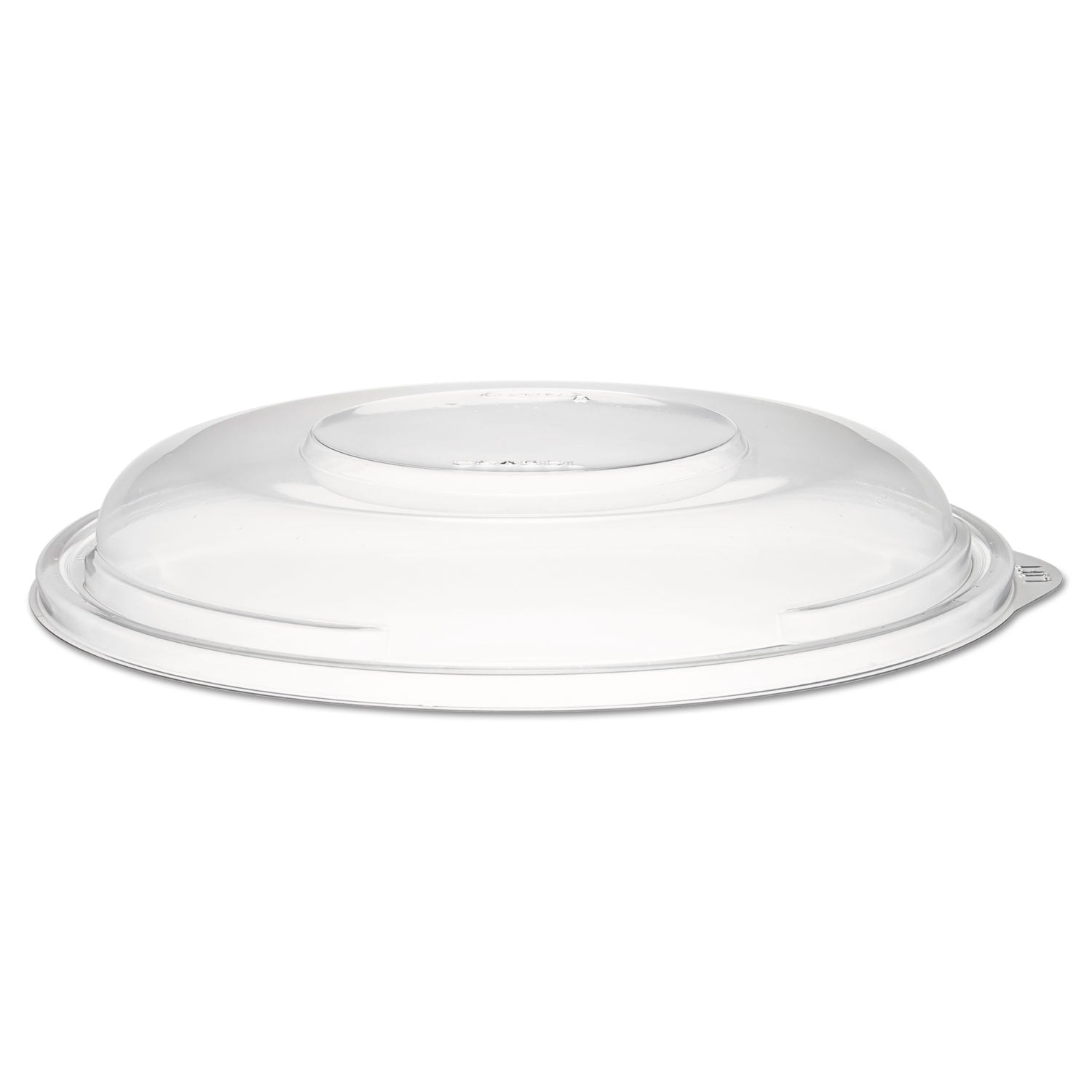 Dart PresentaBowls Clear Dome Lids, 7.3 Diameter x 1.1 h, Clear, Plastic, 63 Lids/Bag, 4 Bags/Carton