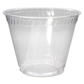 Fabri-Kal Greenware Cold Drink Cups, 9 oz, Clear, Old Fashioned, 50/Sleeve, 20 Sleeves/Carton