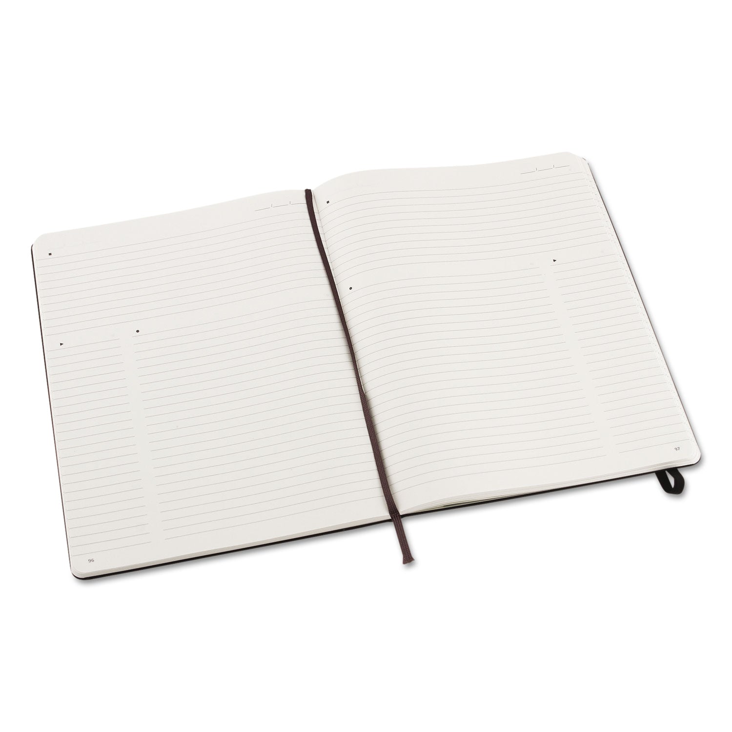 Moleskine Professional Notebook, Hardcover, 1 Subject, Narrow Rule, Black Cover, 9.75 x 7.5, 192 Sheets