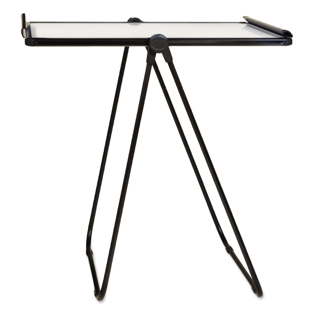 Quartet Ultima Presentation Easel, 27 x 34, White Surface, Black Frame