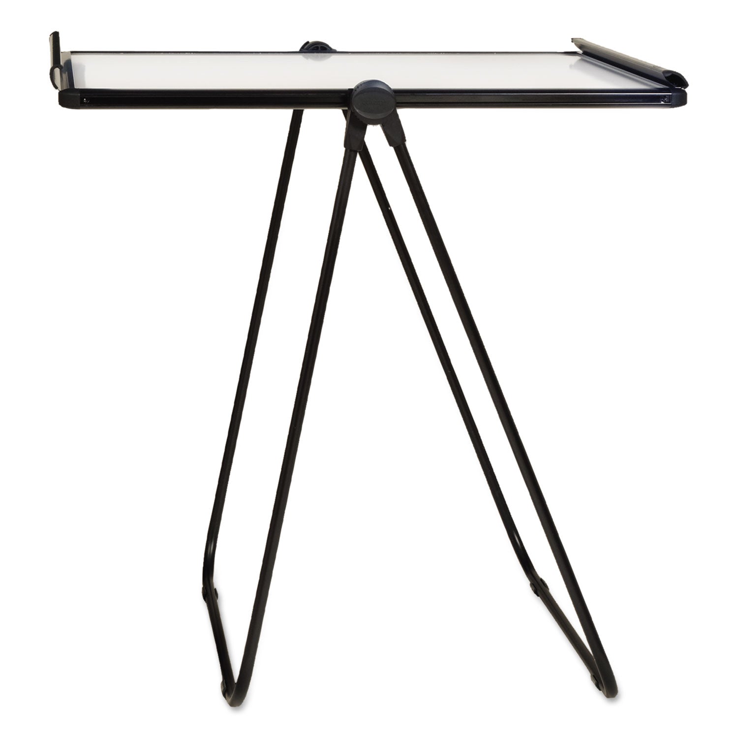 Quartet Ultima Presentation Easel, 27 x 34, White Surface, Black Frame