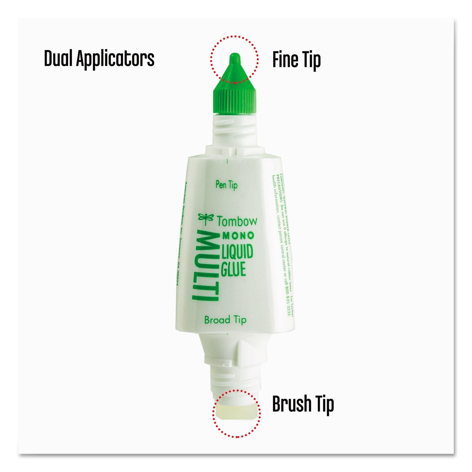 Tombow MONO Multi Liquid Glue, 0.88 oz, Dries Clear