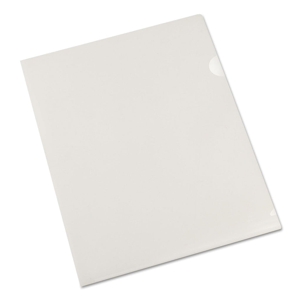 Universal Project Folders, Letter Size, Clear, 25/Pack