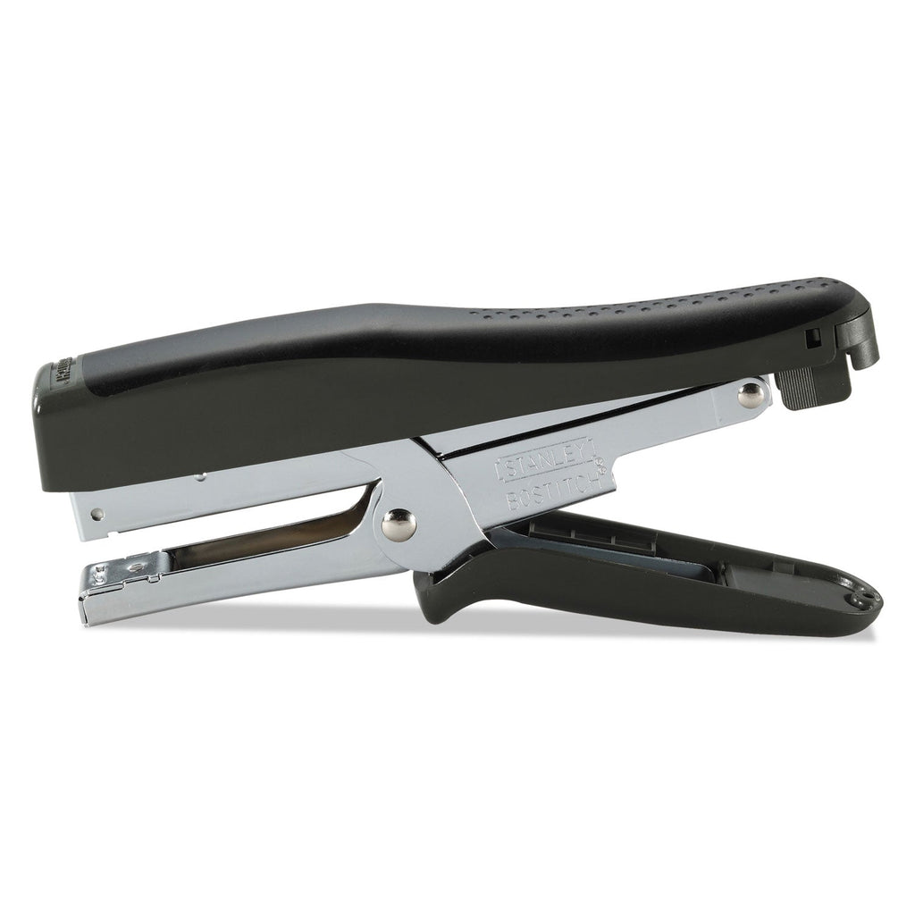 Bostitch B8 Xtreme Duty Plier Stapler, 45-Sheet Capacity, 0.25" to 0.38" Staples, 2.5" Throat, Black/Charcoal Gray