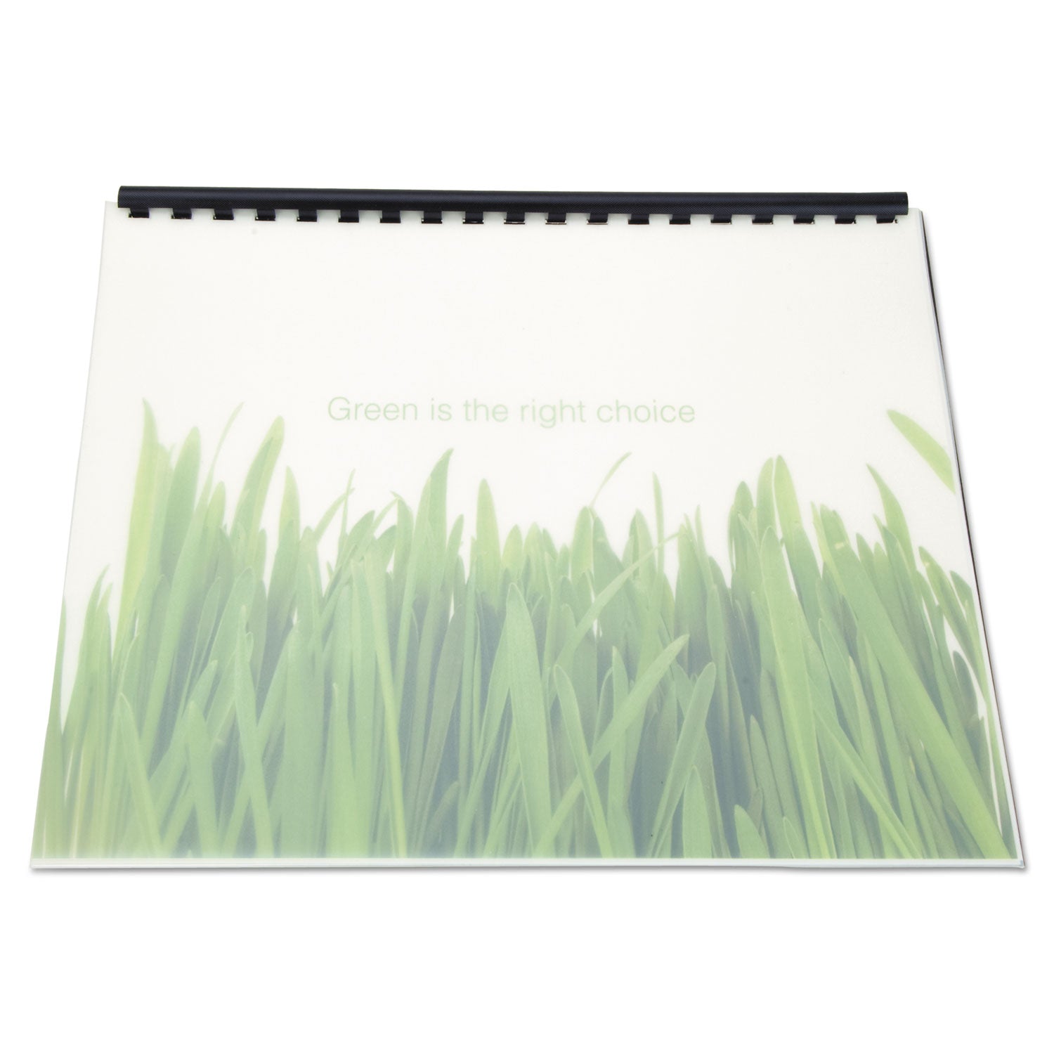 GBC 100% Recycled Poly Binding Cover, Frost, 11 x 8.5, Unpunched, 25/Pack