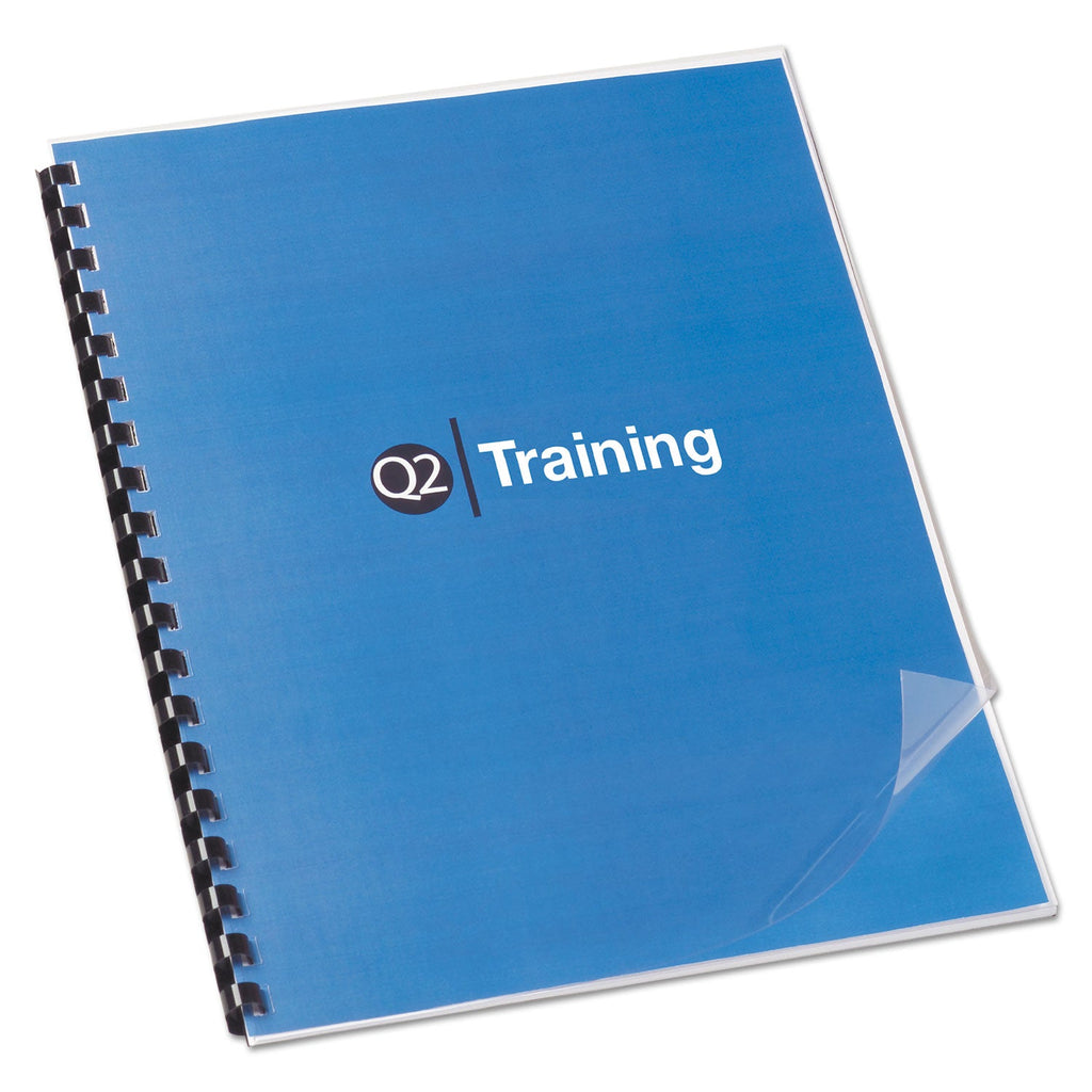 GBC Clear View Presentation Covers for Binding Systems, 6 mil, Clear, 11 x 8.5, Unpunched, 100/Box