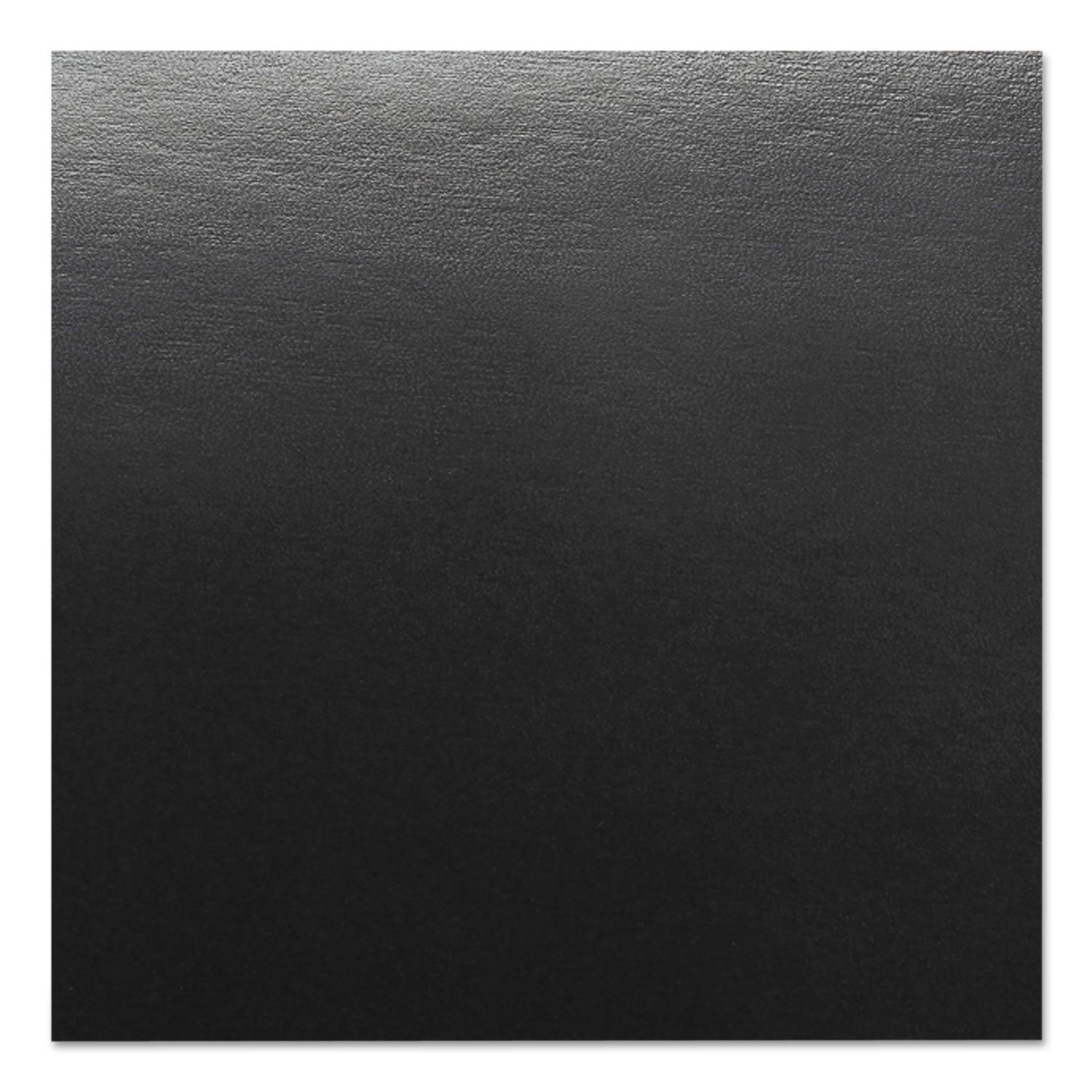 GBC Leather-Look Presentation Covers for Binding Systems, Black, 11 x 8.5, Unpunched, 200 Sets/Box