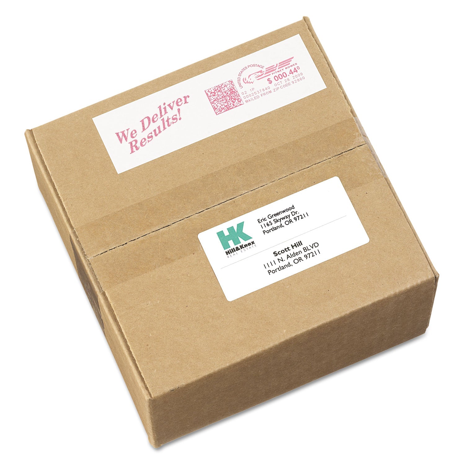 Avery Postage Meter Labels For Pitney-Bowes Postage Machines, 1.5 x 2.75, White, 4/Sheet, 40 Sheets/Pack, (5288)