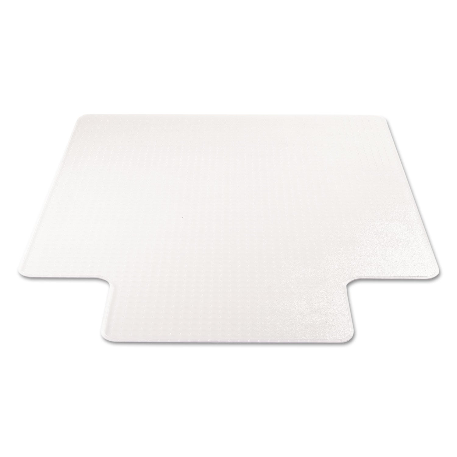 deflecto SuperMat Frequent Use Chair Mat for Medium Pile Carpet, 45 x 53, Wide Lipped, Clear
