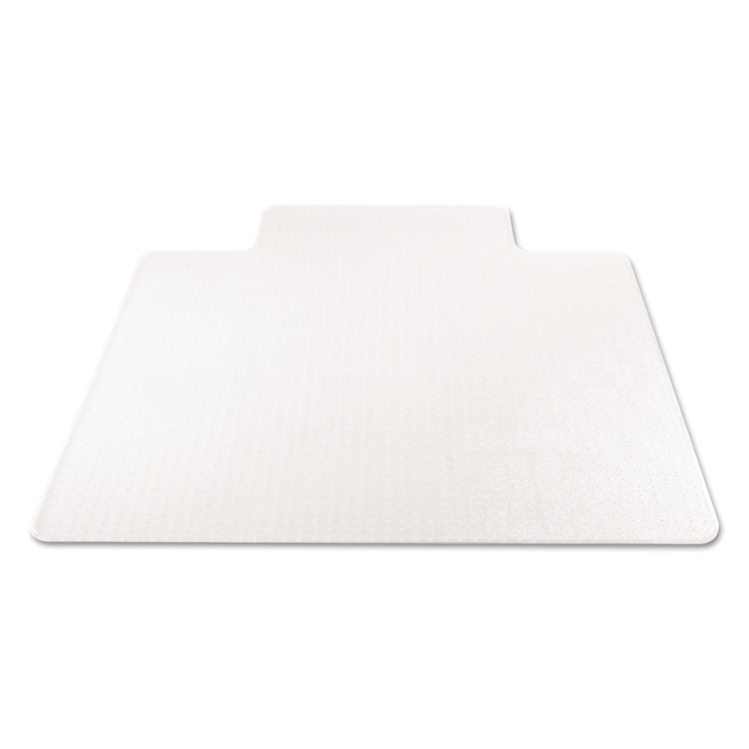 deflecto SuperMat Frequent Use Chair Mat for Medium Pile Carpet, 45 x 53, Wide Lipped, Clear