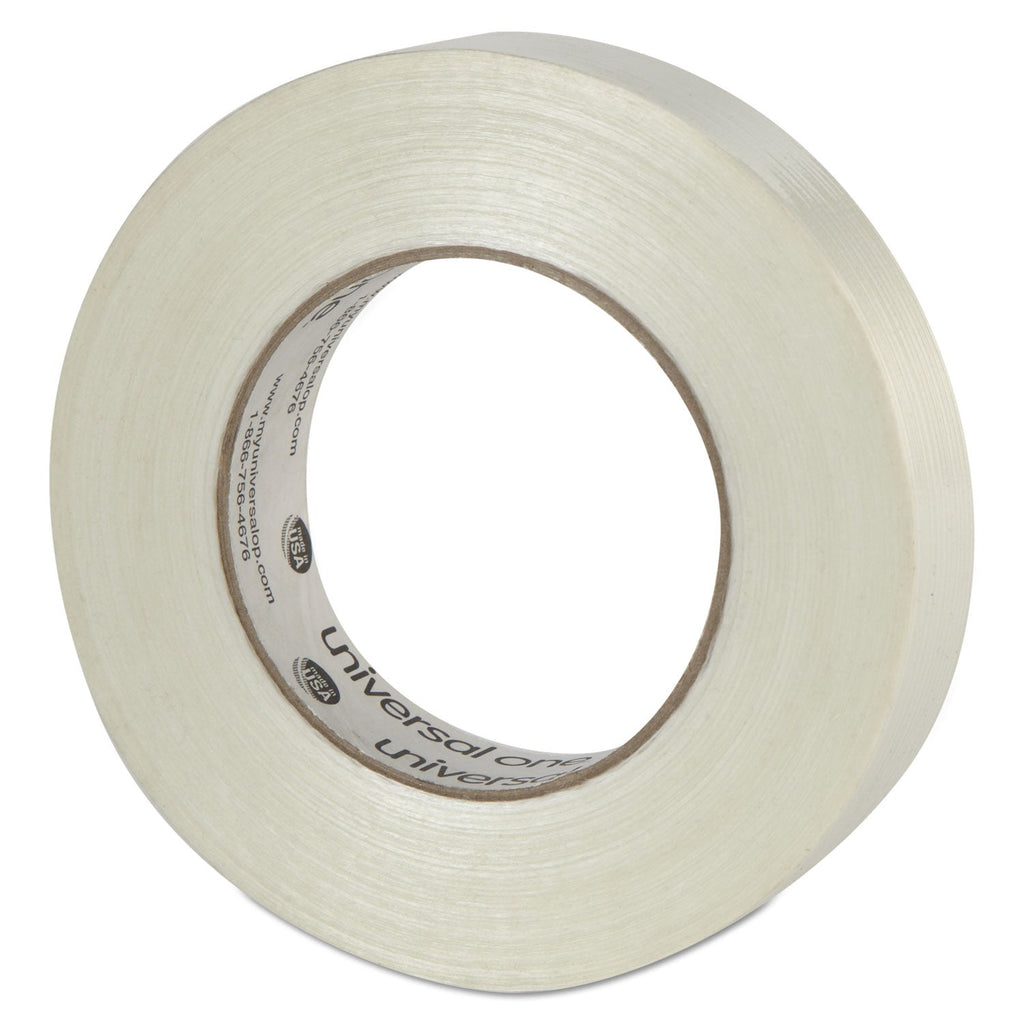 Universal 350# Premium Filament Tape, 3" Core, 24 mm x 54.8 m, Clear