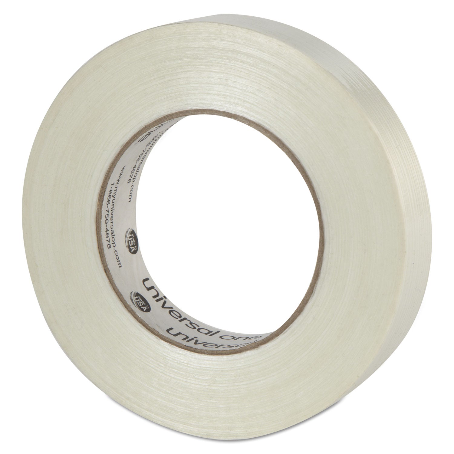 Universal 350# Premium Filament Tape, 3" Core, 24 mm x 54.8 m, Clear